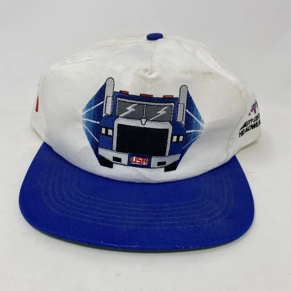 Big Rig Semi Embroidered Trucker Hat Strapback Adjustable Vtg. 90s Wear Guard